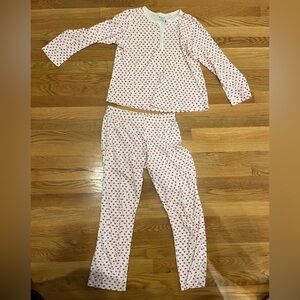 Roller Rabbit heart long sleeve pjs. Excellent condition.